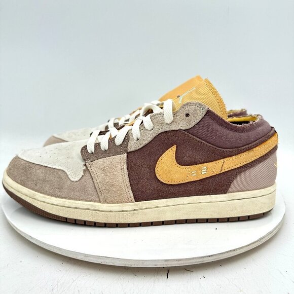 Nike Air Jordan 1 Low Men Size 8.5 DN1635-200 Craft Taupe Haze Training Shoes